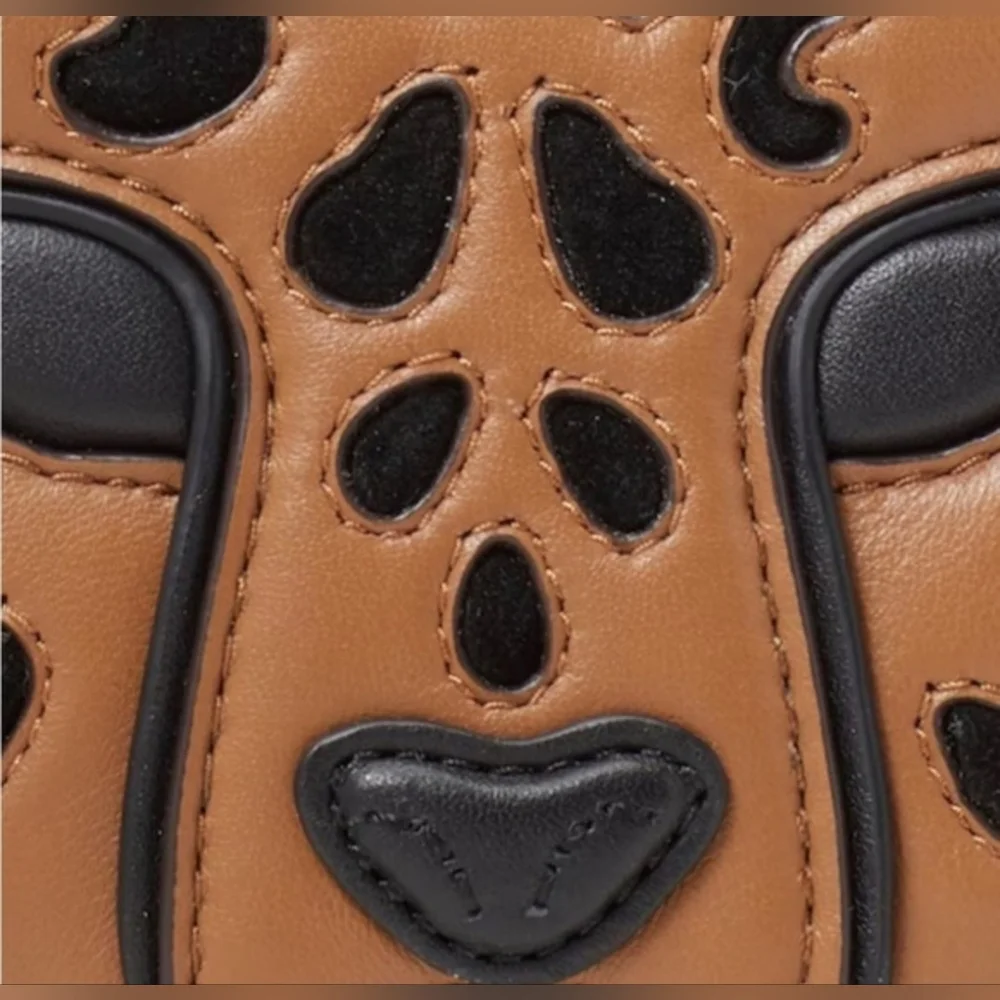 Kate Spade New York Leather Lucy 3D Leopard Tiger Coin Purse Wallet - Picture 3 of 6